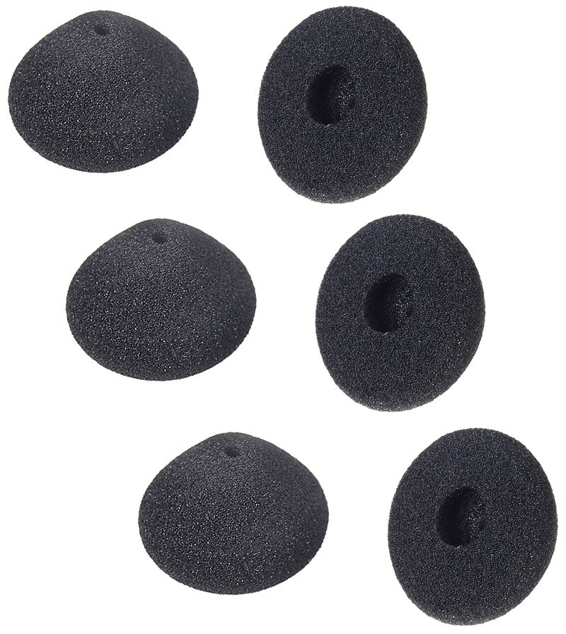 ECS Replacement Cone Shape Ear Cushions for E62 Transcription Headsets and Olympus E61, Includes 3 Pairs - Image 1